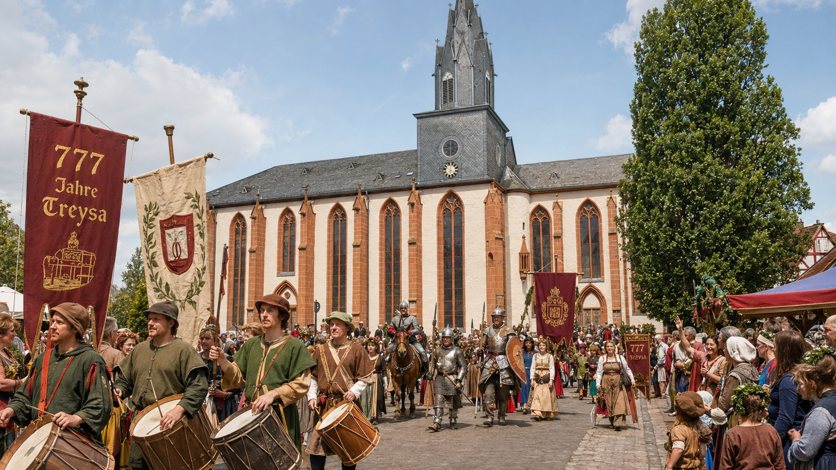 Historische Szene aus Treysa