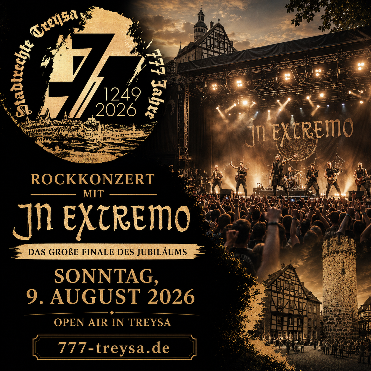 Jubiläumsszene zu 777 Jahre Stadtrechte Treysa