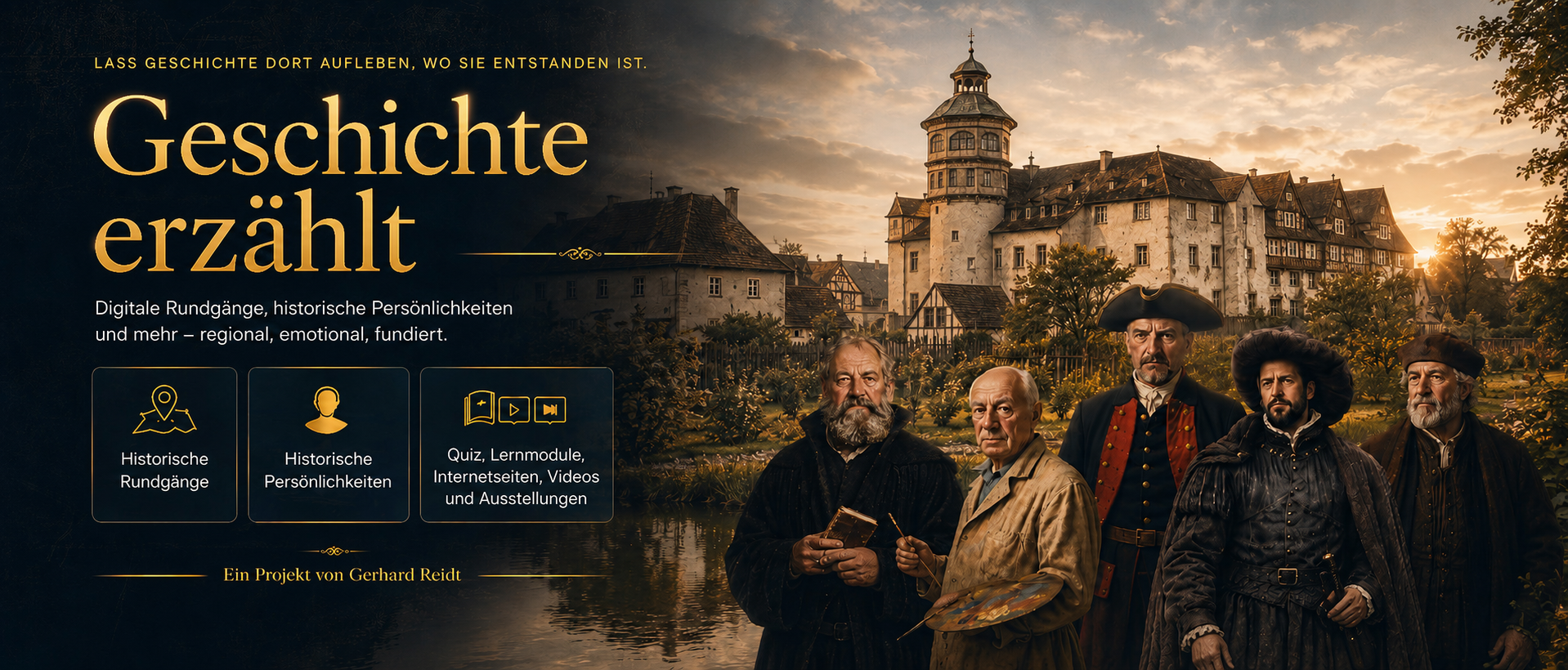 Geschichte erzählt – historische Rundgänge und Persönlichkeiten