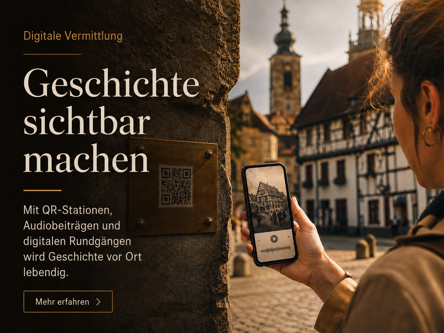 Geschichte sichtbar machen – digitale Vermittlung mit QR-Stationen